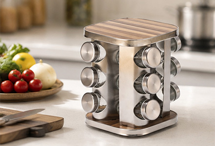 Foldable suction cup hook rack with 6 folding wall hooks, no-drill bathroom and kitchen storage with water ripple design