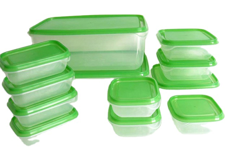 17 pcs PP plastic food grade container