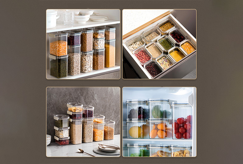 Food Storage Produce Saver Containers for Refrigerator