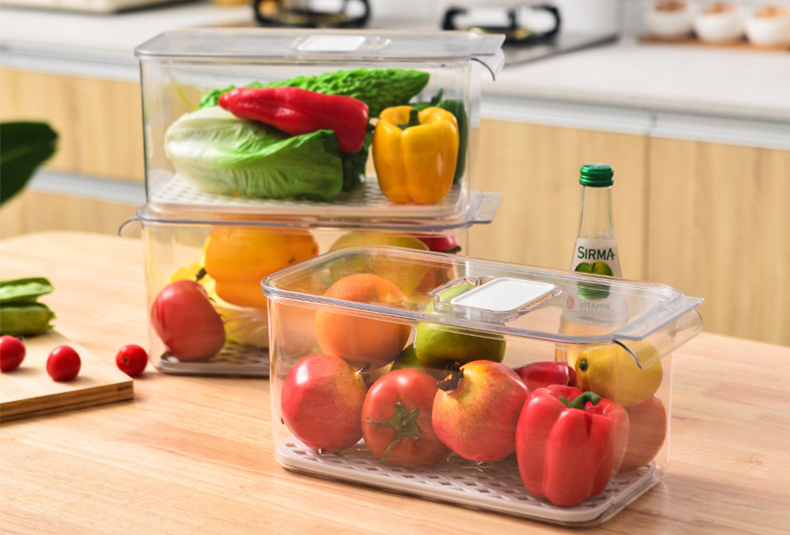 Food Storage Produce Saver Containers for Refrigerator