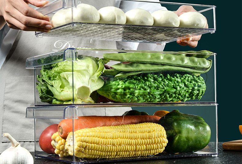 Food Storage Produce Saver Containers for Refrigerator