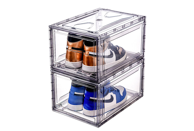 transparent shoe cabinet