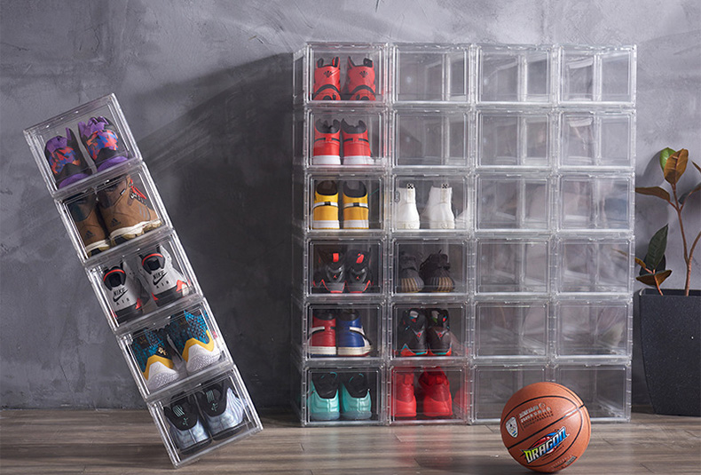 space-saving shoe cabinet