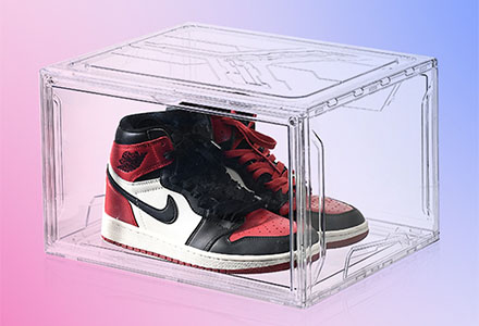 Folding shoe box