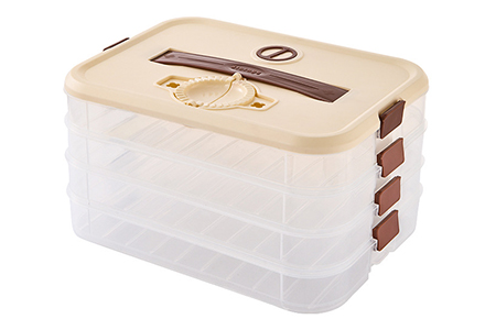 4 Piece Plastic Food Storage Container