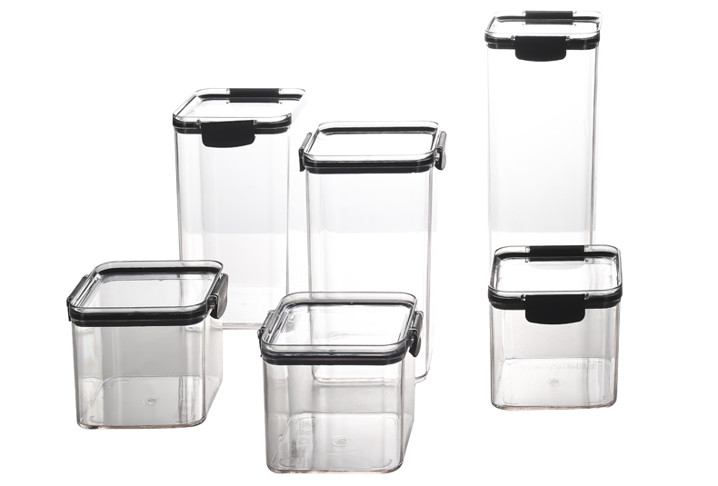 PET 4pcs Keep Fresh Container