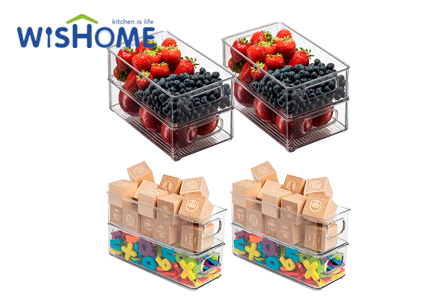 8-Piece Small Refrigerator Storage Box