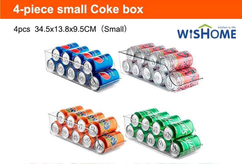 Refrigerator soda can storage box set