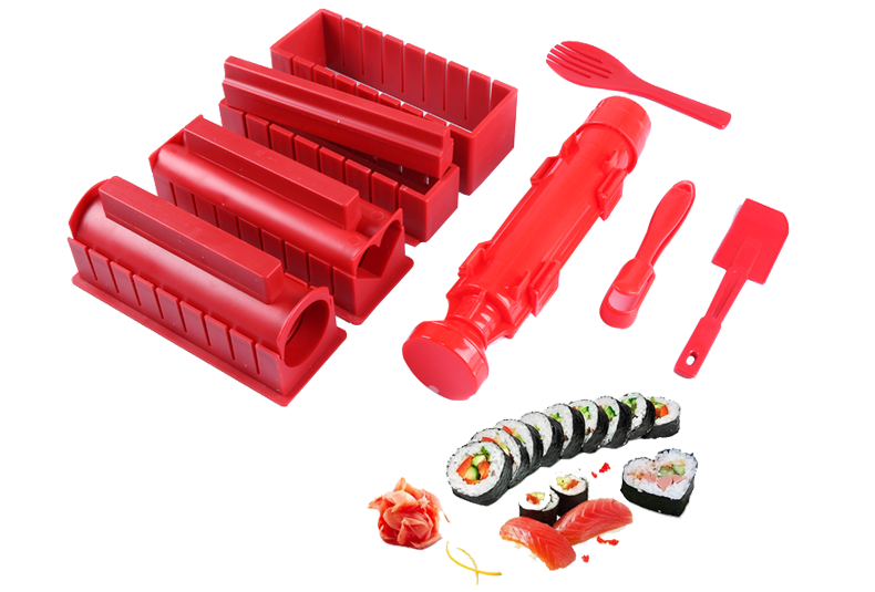 12pcs Red Family SuShi Set