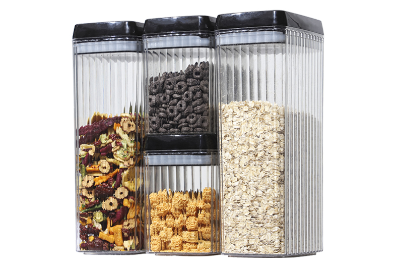 Multiple Combinations Ripple Outer Wall Food Storage Container Set