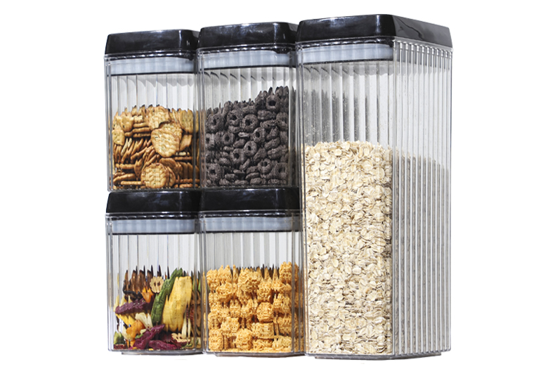 Multiple Combinations Ripple Outer Wall Food Storage Container Set