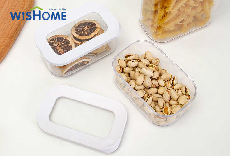 High Quality Airtight Transparency Storage Box Kitchen Food Storage Containers Skylight Jar Keep Fresh Containers