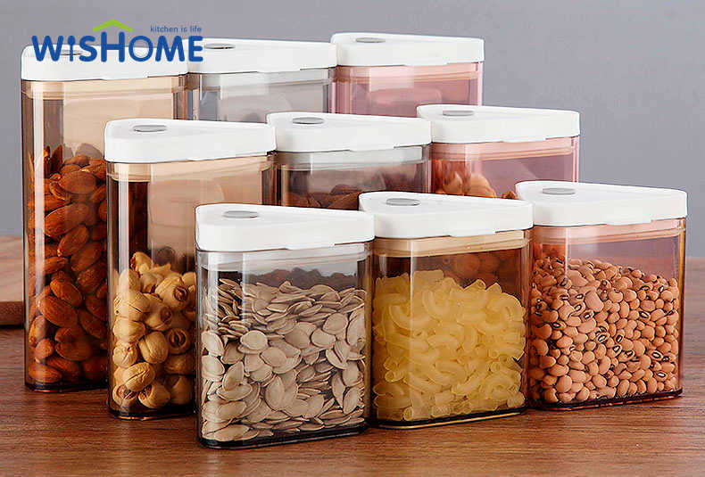 Triangle Food Storage Container Kitchen Storage Box Airtight Plastic Food Containers