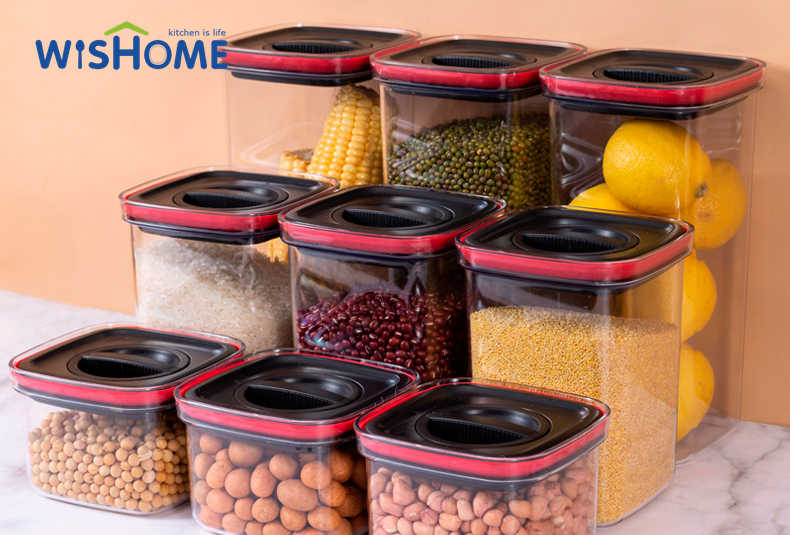 600ML/1300ML/2000ML  Easy Lock Lids Leakproof Durable Airtight Food Storage Containers