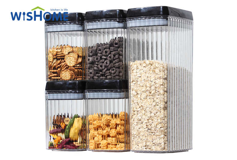 Multiple Combinations Ripple Outer Wall Food Storage Container Set